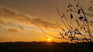 Fraaie zonsopkomst in Wapse 