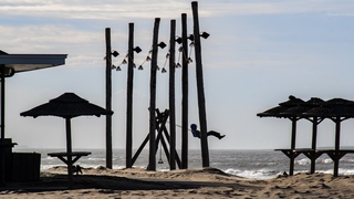 ZON WIND EN BLAUWE LUCHT