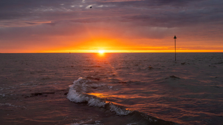 Zonsopkomst Vlieland zojuist