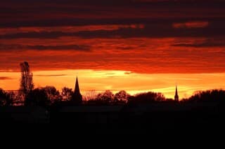 De zon was nog niet op