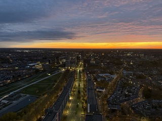 Zonsopkomst in Tilburg