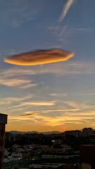 UFO wolken boven Málaga 