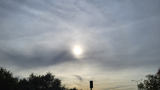 Halo eventjes zichtbaar 