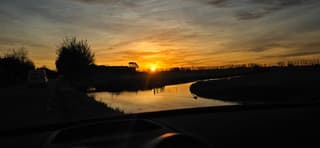 Zonsopkomst in Groot Ammers 