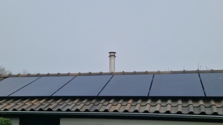 Mistig dus weinig opbrengst vandaag!