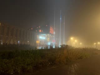 Huis van Cultuur en Bestuur in de mist