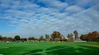 Prima voetbalweer om 12.00 uur in Tricht 