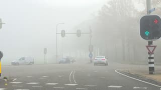 Mist op de weg