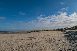 Oosterscheldekering vanaf Vrouwenpolder