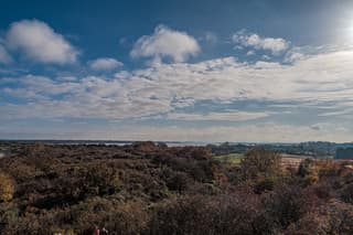 Oosterscheldekering vanaf Vrouwenpolder