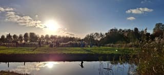 Eenwieleren in het Twiske