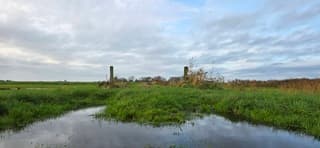 Lichte opklaringen boven de provincie Groningen 