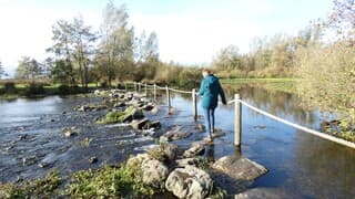 Houden we de schoenen droog op de stapstenen?