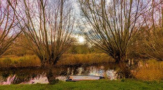 Was was het weer een spectulaire mooie zonnige morgen.