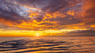 Prachtige afsluiter van de dag 12 november Ameland