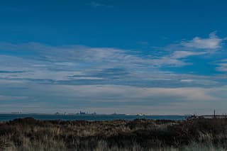 Cadzand-Bad met zicht op Vlissingen