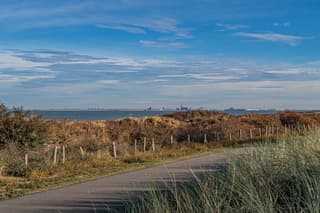 Cadzand-Bad met zicht op Vlissingen