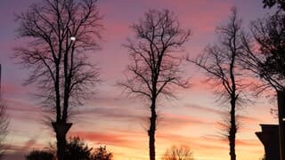 Zonsondergang met kleur