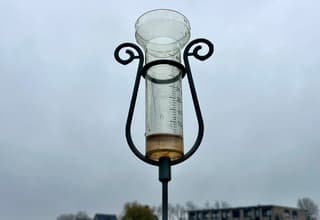 Zit niet veel regen in zo te zien