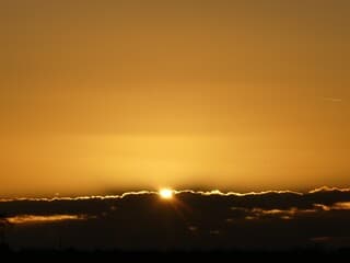 Mooie zonsondergang !