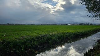 Buienlucht met stukje blauw