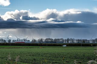 Bijzondere wolken boven de A7
