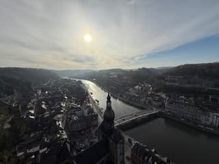 Zon achter de wolken 