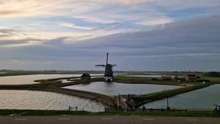 Toenemende bewolking en wind op Texel 