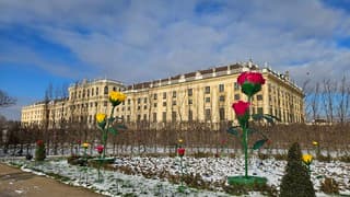 Schloss Schönbrunn ligt er mooi bij