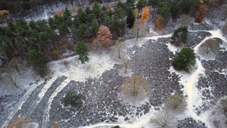 Sneeuwval zorgt voor sfeervolle winterbeelden