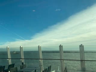 Het uitzicht vanaf de boot