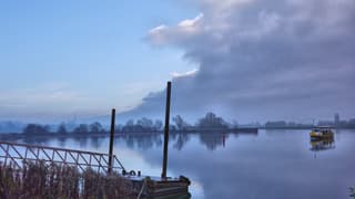 tussen mist en blauw