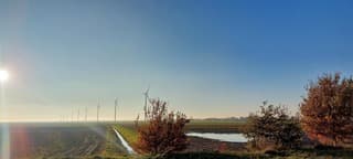 Oost Drenthe gezien vanaf station Musselkanaal