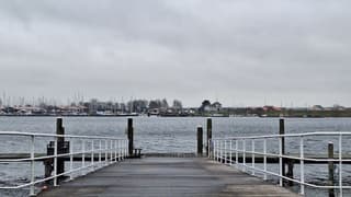 Grijs en miezerregen