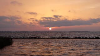 Prachtige afsluiter na een bewolkte dag