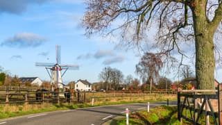 Eerst was het bewolkt maar de zon kreeg steeds meer ruimte