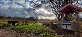 Even koffie en theepauze.