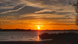 zonsopkomst Veluwemeer 