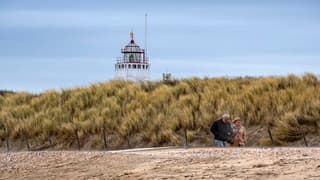 STEVIGE WIND AAN ZEE