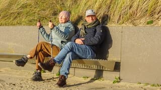 Genieten in het winterzonnetje