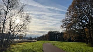 Mooie strepen en sluiers. 