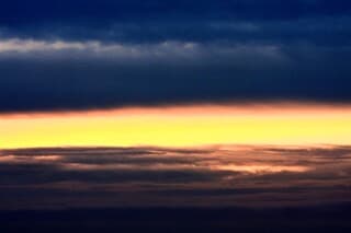 Zonsondergang Zeewolde 