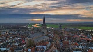 Even voor zonsondergang