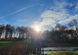 Vriendelijke bewolking. 