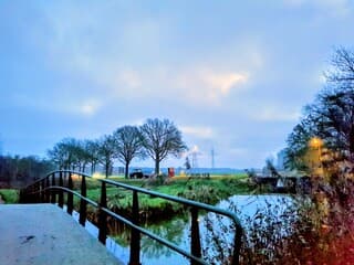 Een bewolkt begin van de dag 