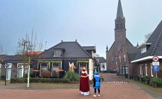 Lichte mist in Noord Holland