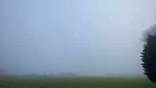 399 meter zicht, mist hoe mooi kan het zijn