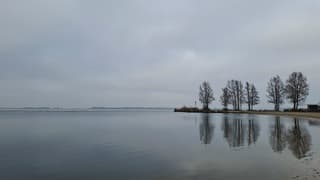 Reflectie op het water 