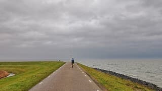 Markermeer bewolking 