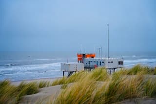 Wind van zee in Petten